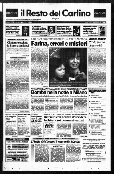 Il Resto del Carlino : giornale dell'Emilia